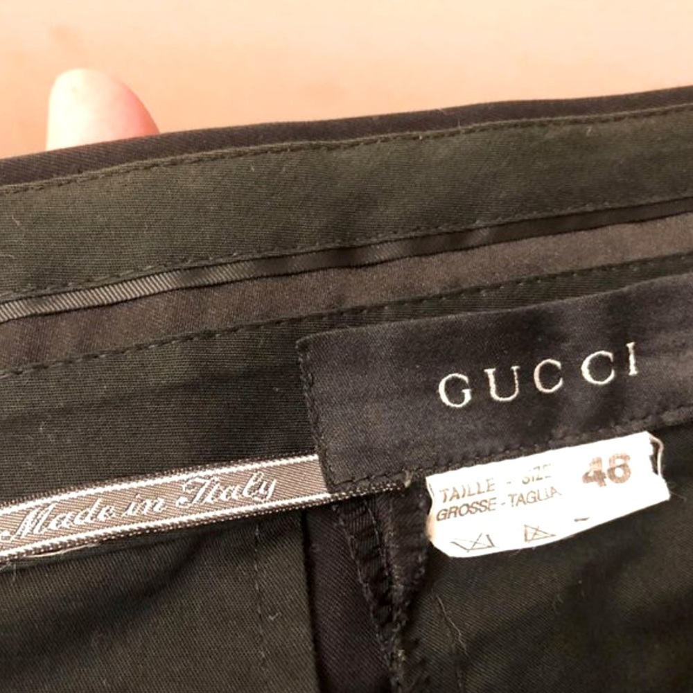 GUCCI Poplin Cotton Pants in Mens 48 (US 32)